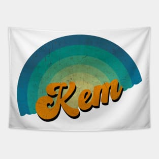 vintage retro Kem Tapestry