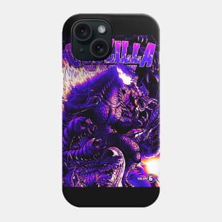 Retro Godzilla ROE 6 Phone Case