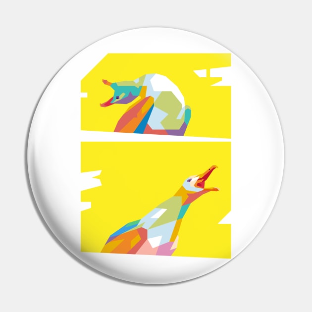 Bird Meme Pin by REKENINGDIBANDETBRO