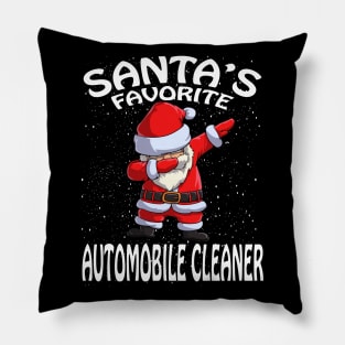 Santas Favorite Automobile Cleaner Christmas Pillow