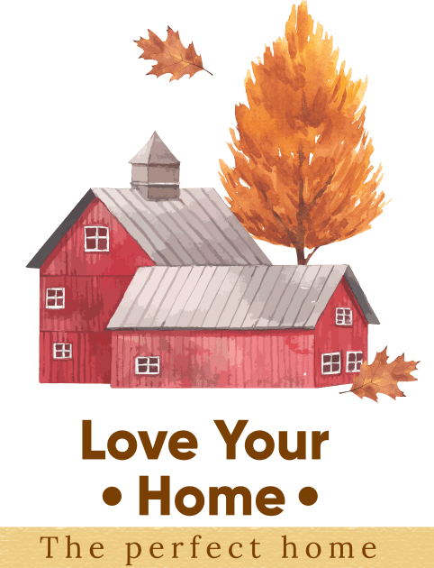 Love Your Farm House Kids T-Shirt by i am Cuta