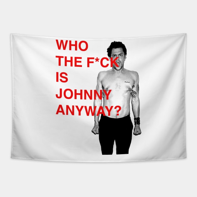 WHO THE F IS JOHNNY KNOXVILLE ANYWAY? Tapestry by sagitaerniart