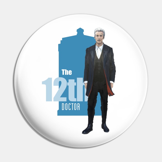 The 12th Doctor: Peter Capaldi Pin by Kavatar