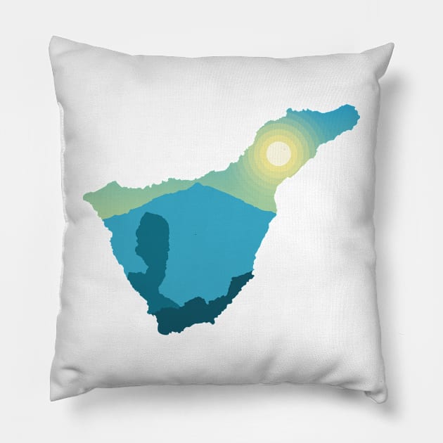 Tenerife Pillow by Silhouettes