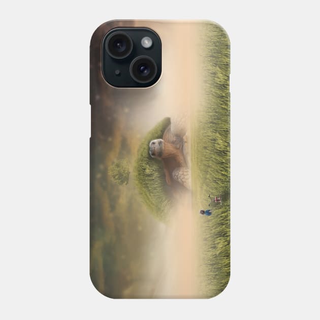 Tortoise Art Phone Case by Divan