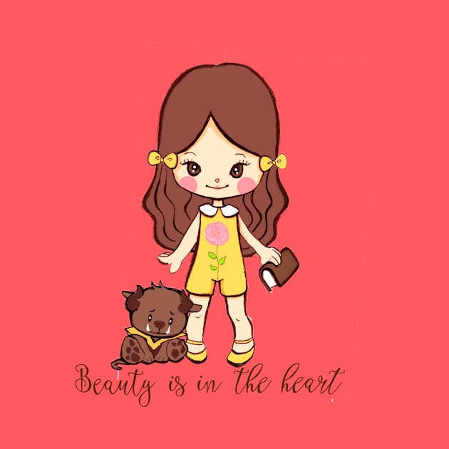 Belle and the beast baby by mapetitepoupee