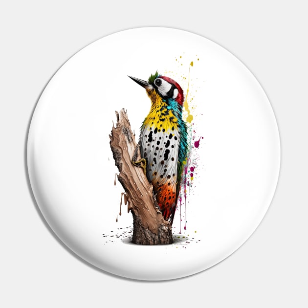 Woodpecker Pin by Urban Archeology Shop Gallery