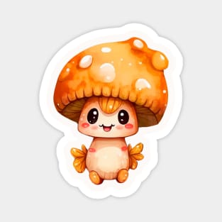 Cute Mushroom Two Magnet