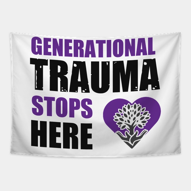 Generational Trauma Stops Here Tapestry by The Labors of Love