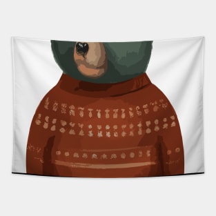 Bear in Winter Pullover Tapestry