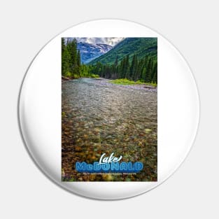 Lake McDonald Glacier National Park Pin