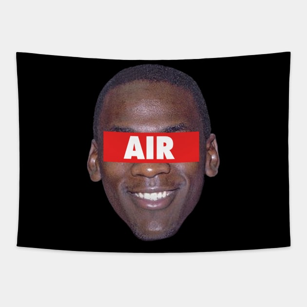 Michael Jordan 'Air' - Chicago Bulls Tapestry by xavierjfong