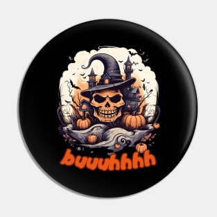 Buuhhhh-Halloween Haunt Pin