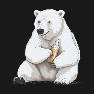 Polar Bear with beer T-Shirt