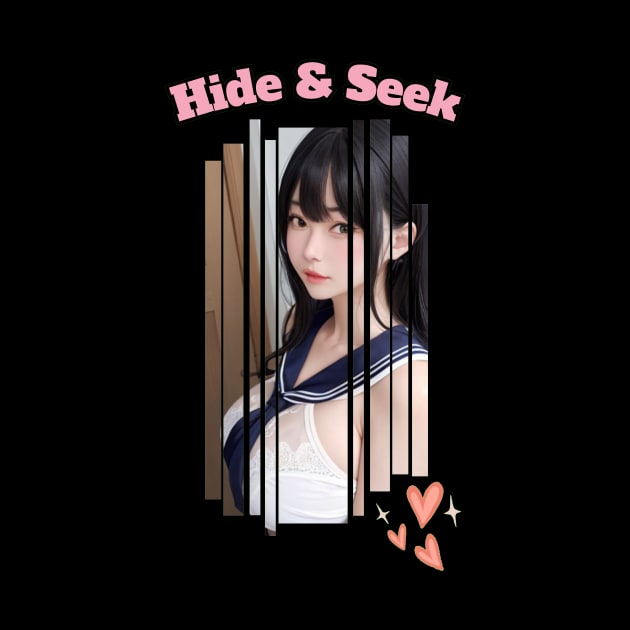 Hide & Seek Anime Girl by Clicks Clothes