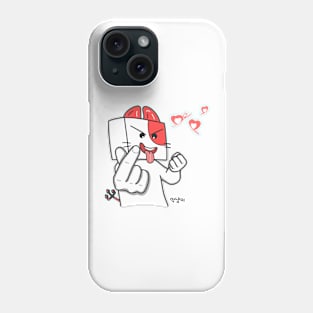 Love - aknyangi, cat miaw lovers Phone Case