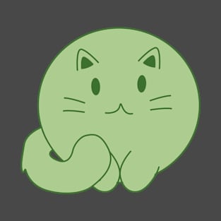 Green melon cat T-Shirt