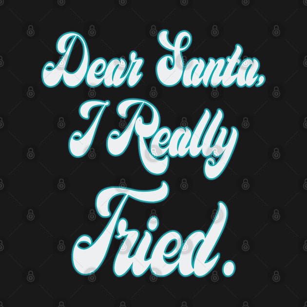 My Letter to Santa - Neon by Whimsical Thinker