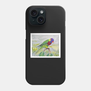 Rosella parrot Phone Case