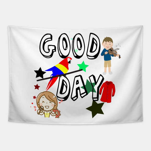 Good Day Tapestry by InspiredBy