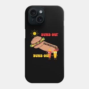 FUNNY Food Quote Hot Dogs Hamburgers Phone Case