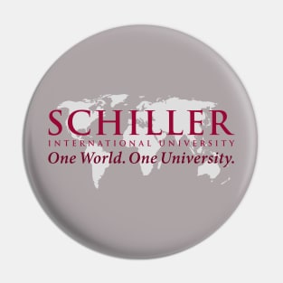 College "Schiller International" Style Pin