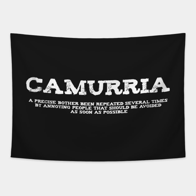 Camurria Sicilian Word Sicily Sicilia Funny Gift Regalo Tapestry by WhyNotTee