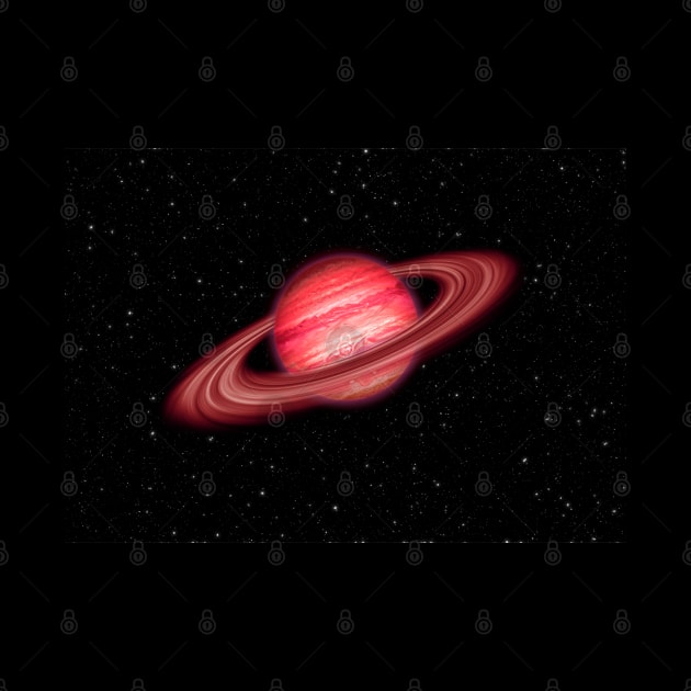 Red Jupiter Planet by The Black Panther