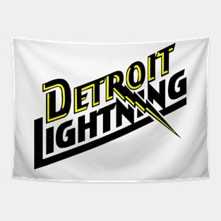 Defunct Detroit Lightning Hockey Tapestry