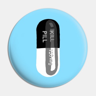 Kill Pill Blue Pin