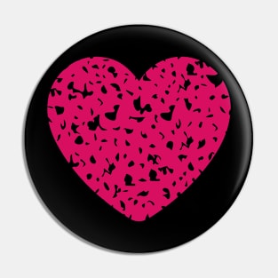 Distressed Heart Pin