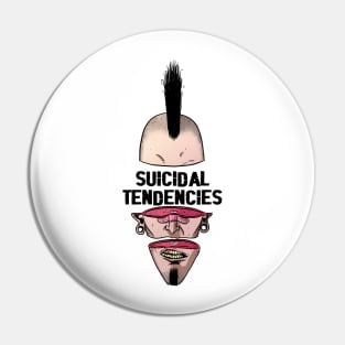 Punk Man Suicidal Tendencies Pin