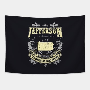 Jefferson Pennsylvania It Is Where My Story Begins 70s Tapestry