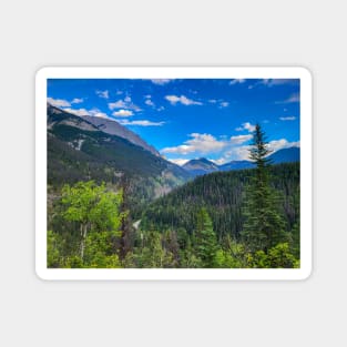 Jasper National Park Mountain Landscape Photography V2 Magnet