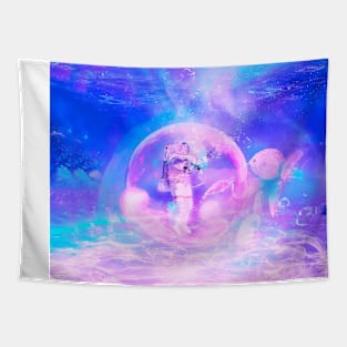 Astronaut Diver Tapestry