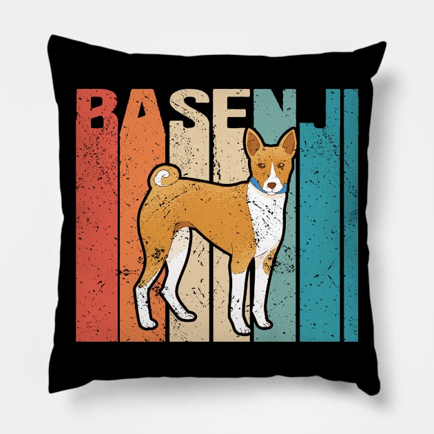 Basenji Dogs | Dog Owner African Barkless Basenjis Pillow by Streetwear KKS