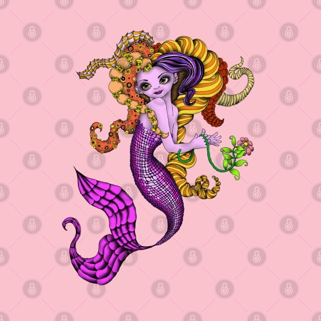 Purple Mermaid by Zodiart