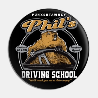 Punxsutawney Phil's Driving School Pin