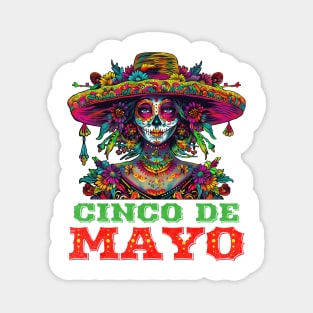 Cinco De Mayo Mexican Women Magnet