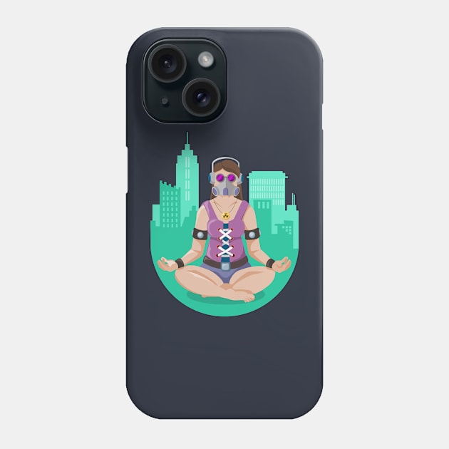 Urban Meditation Phone Case by Astaire