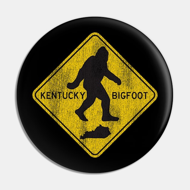 Kentucky Bigfoot Crossing Pin by KentuckyYall