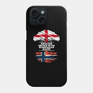 English Grown With Norwegian Roots - Gift for Norwegian With Roots From Norway Phone Case