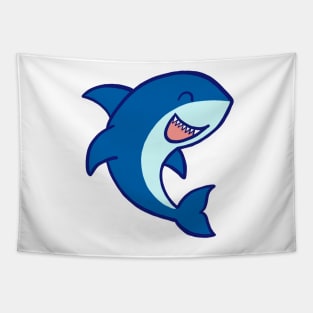 Blue Ocean Shark Tapestry