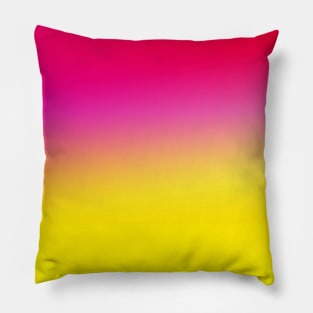 red yellow pink abstract texture Pillow