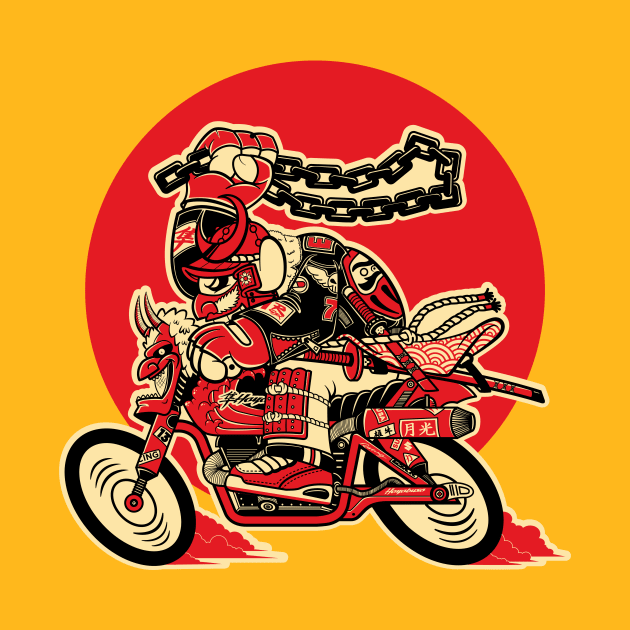 Samurai Biker by ELTORO