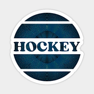 Hockey in turquoise Magnet