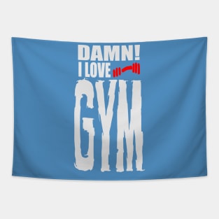 Damn I Love GYM Tapestry