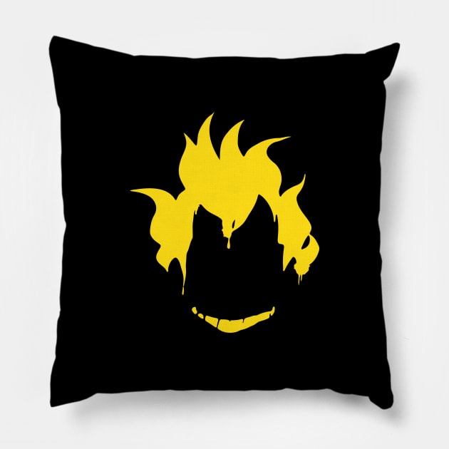 Junkrat Head Overwatch Pillow by podpah podcast