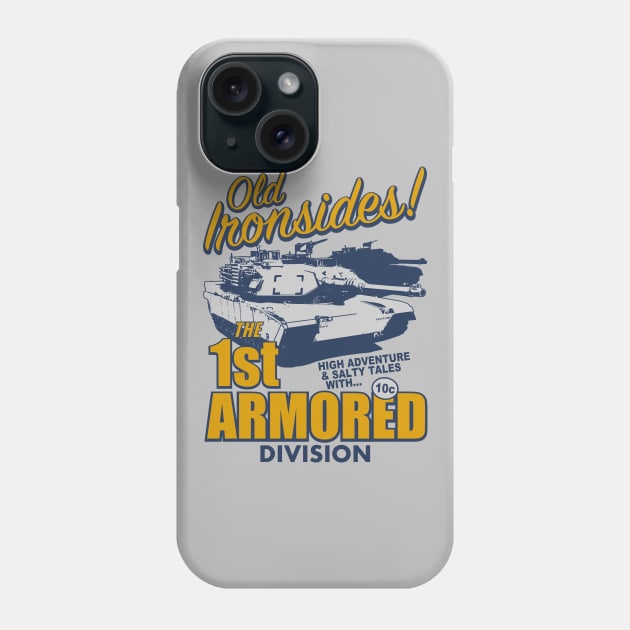 1st Armored Division Phone Case by TCP