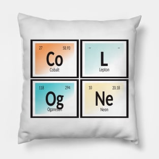 Cologne Table of Elements Pillow